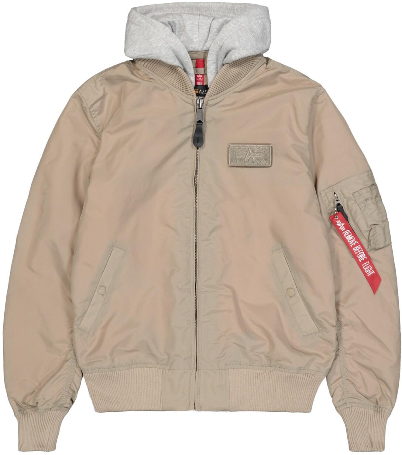 

Демисезонная куртка Alpha Industries MA-1 TT Hood (196108) vintage sand M