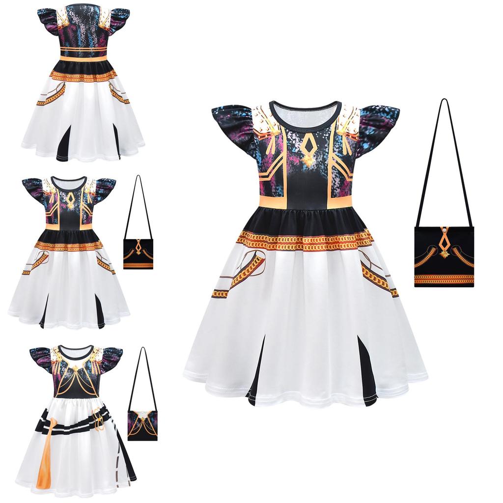 Kpop Demon Hunters Kids Fairytale Dress With Polyester Fabric For Children
