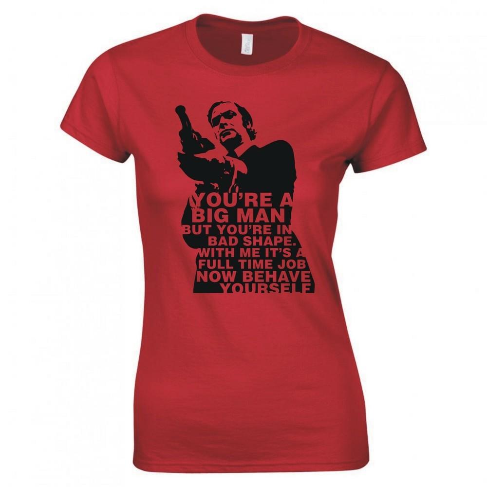 Inspired By Get Carter Youre A Big Unisex Ladies Skinny Fit TShirt S