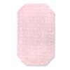 Un Doudou Made In Japan Soft 6-layer Gauze Cotton Cover Moon and Clouds Pink 60 X 100cm 100% Cotton with Elastic Corners 2700pi-l