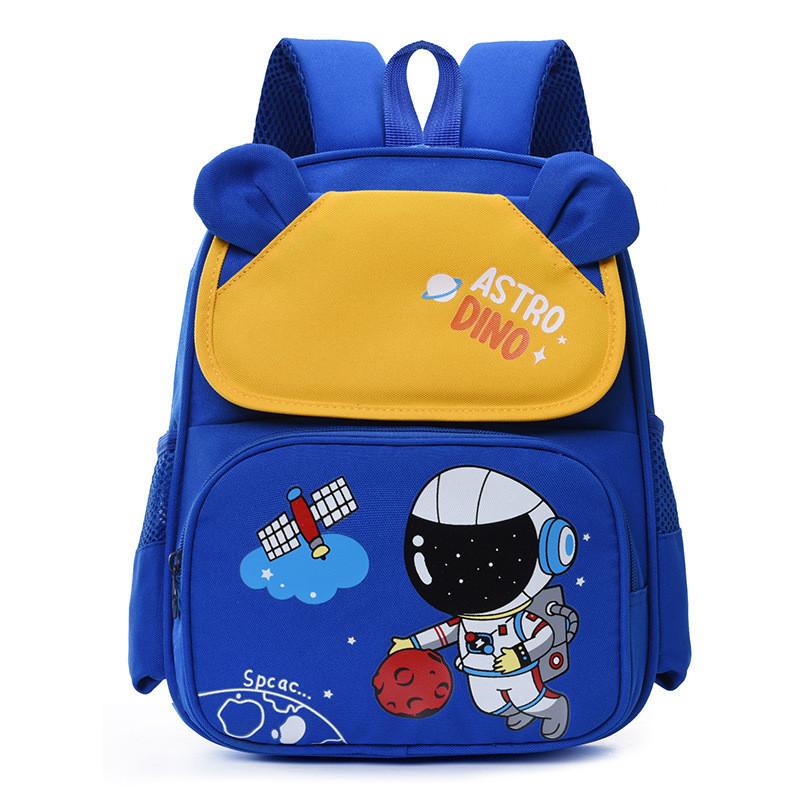Lightweight Nylon Kindergarten Backpack For Kids With Fun Cartoon Prints And Gender Neutral