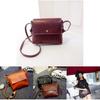 Women's Stylish Pu Leather Tote Shoulder Bag For Everyday Use In Wine Red