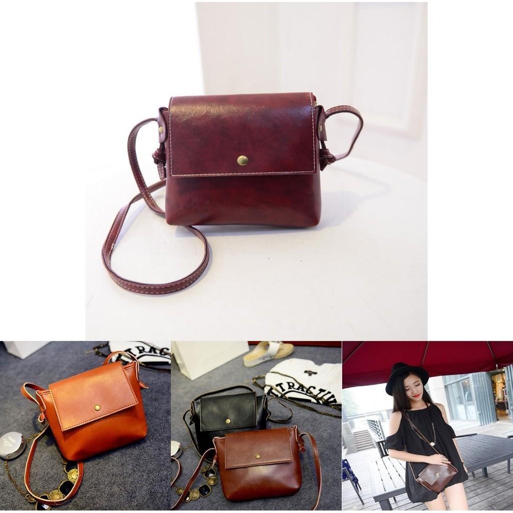 Women's Stylish Pu Leather Tote Shoulder Bag For Everyday Use In Wine Red