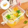 Refrigerator Drink Dispenser 5L Clear Water Jugs With Ergonomic Faucet For Family Outdoor Use