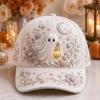 3D Embroidery Halloween Baseball Cap Cotton Material Baseball Hat  Party Wear