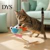 Fun Kitten Gift for Pet Owners Plush Frog Cat Toy, Interactive Toy with Bell And Feathers, Supplies Playtime Woven Rope Long Leg Frog, Chew