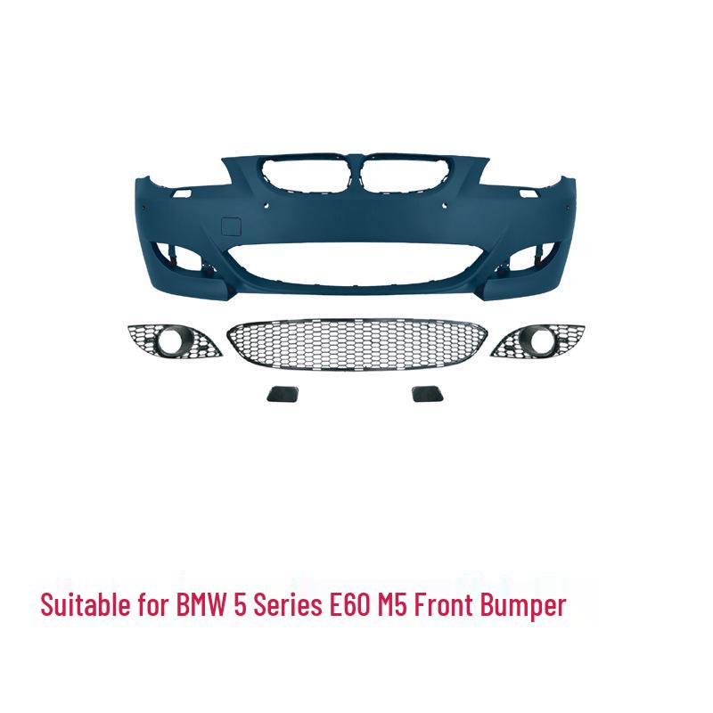Low Height Body Kit for BMW 5 Series E60 (2004-2010): Includes MT Front Bumper, Grille, Rear Bumper, Side Skirts