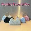 Light Luxury Evening Banquet Bag Temperament Ladies Clutch Bag Retro Wrist Bag  Women