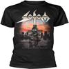 T-shirt da uomo Sodom Mania della Persecuzione Nera