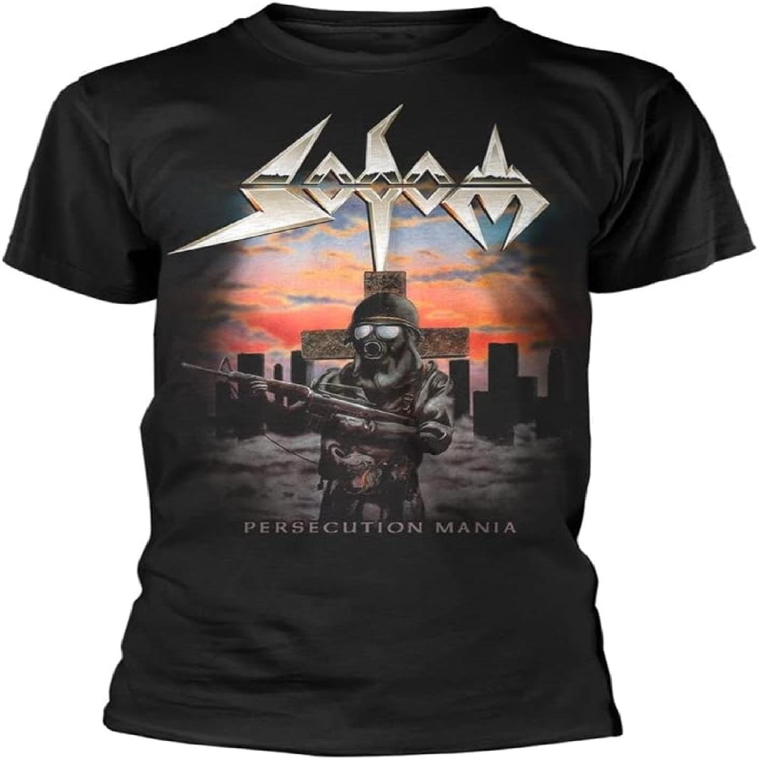 Sodom Men s Persecution Mania T-Shirt Black S чёрный