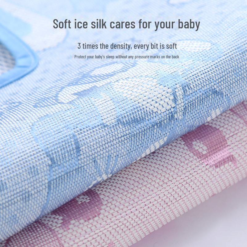 Kühlmatte aus Eisseide für Kinderwagen und Esszimmerstühle – atmungsaktiv und bequem für den Sommer