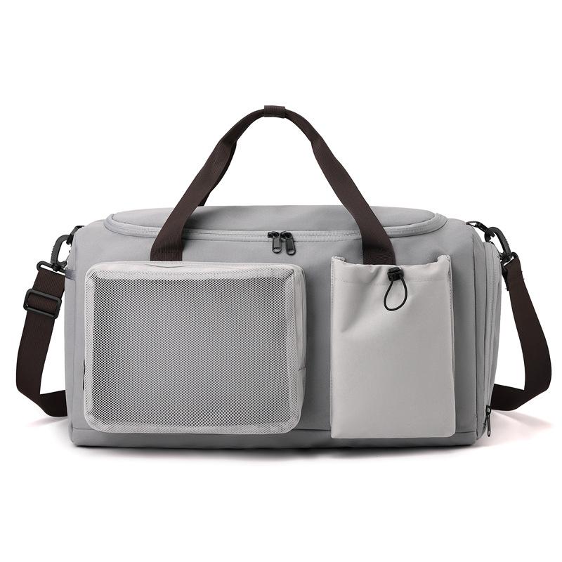 Trendy and Versatile Fitness Bag Outdoor Light Sports Camping Storage Bag Dry Wet Separation Shoe Bin Swimming Training Bag