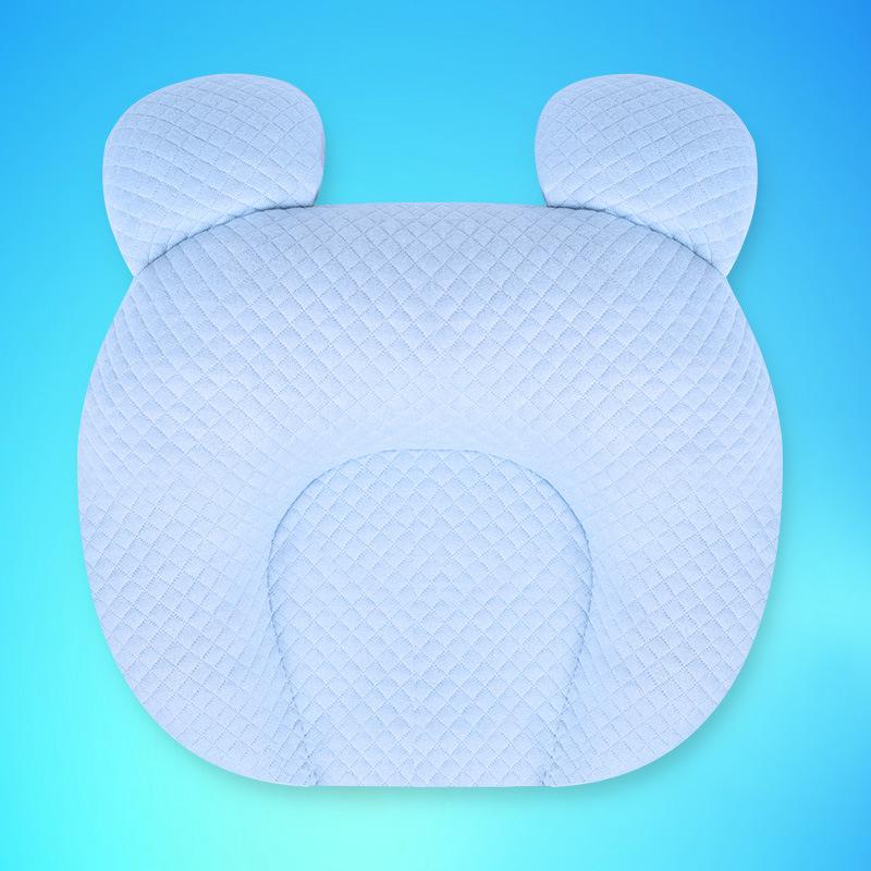 Anti-Plattkopf-Neugeborenenkissen, Formkissen aus Latex und Baumwolle für 0-1 Jährige