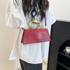 Korean version of fashion underarm handbag 2025 autumn new women's bag simple shoulder bag messenger bag casual women's bag