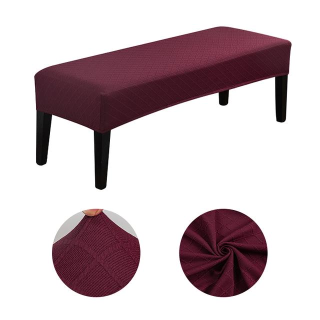 Elastische Lange Bankhoezen Zonder Armleuning Strakke Wikkel Bankhoes Stretch Flexibele Slipcovers Voor Huis Hotel Banket 100-140cm