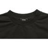 WE11DONE Fw22 Solid Color Logo Print Crewneck Sweatshirt Unisex Sweatshirt Black WD-TS3-22-844-U-BK