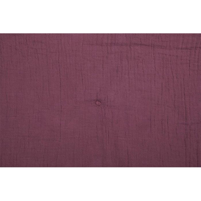 Plaid ou Edredon en gaze de coton 125 x 150 cm Colors pourpre