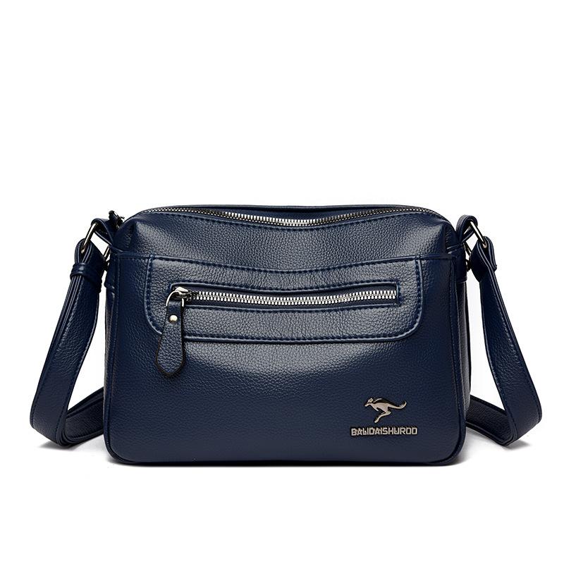 Ladies' Single-shoulder Small Crossbody Bag, Soft Leather Mom's Summer Large-capacity Mobile Phone Case