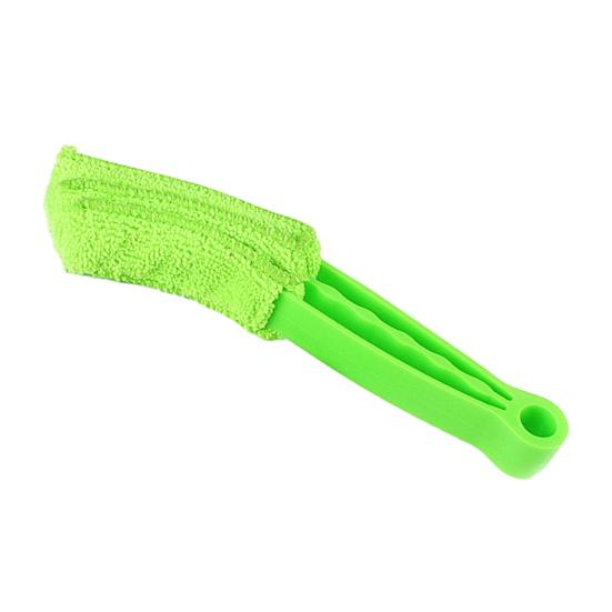 

Dual-Head Car Vent Cleaning Brush with Soft Bristles Dashboard Interior Detailing Tool for Dust Removal Reusable Essential Auto Accessory 1pc зелёный
