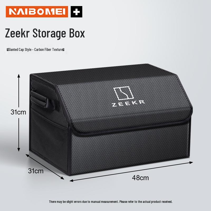 Zeekr 001/X/009 Trunk Storage Box – In-Car Storage & Decorative Organizer