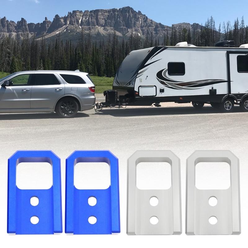 2pc Heavy Duty Aluminum Tow Hooks with Easy Installation Rusts Resistant Tow Support Suitable for 2024 2026 Vehicle
