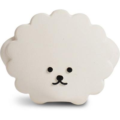 Dingdongpet jouet en latex pour chiot Mongsil, crème, 1 pièce
