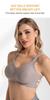 Seamless Wire-Free Push-Up Bra: Women's Criss-Cross Mesh, Side Support, Anti-Sagging, Thin, Plus Size, Ideal for Small Busts