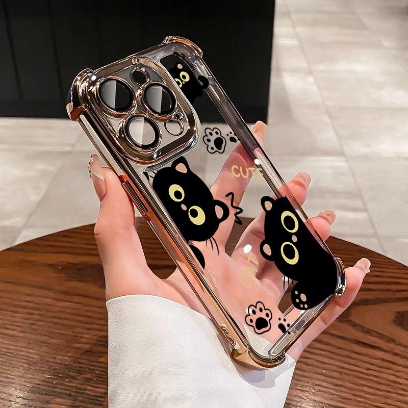 Hülle für VIVO V70 FE Y05 V60 Lite V50 V40 Y19S Y29 Y04 Y77E Y31 Y36 5G V30 Cartoon Niedliche Katzenkralle Hülle Silikon