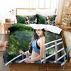 Cute Y2K Girls Sexy Bedding Set Boys Girls Twin Queen King Size Duvet Cover Pillowcase Bed Boys Adult Home Textileextile
