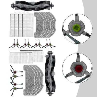 1 Set Hauptbürste Seitenbürsten Filter-Kit Für AIRROBO P30 Staubsauger Zubehör Reinigungsersatzteil Zum Ersetzen