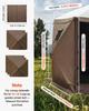 VEVOR Canopy Sidewalls, 1.73 X 1.48 M, Canopy Tent Walls with Waterproof and Sunlight Protection