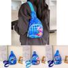 Adorable Stitch Print Chest Bag Featuring Large Capacity For Kids Multi Colors