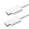 Type C to Type C Cable PD Fast Charging Flexible Type C Data Cord for Android for Note 10 Phone 3.3ft White
