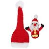 Red Baby Photography Props Hat Doll Handcrafted Newborn Christmas Santa Claus Photo Props