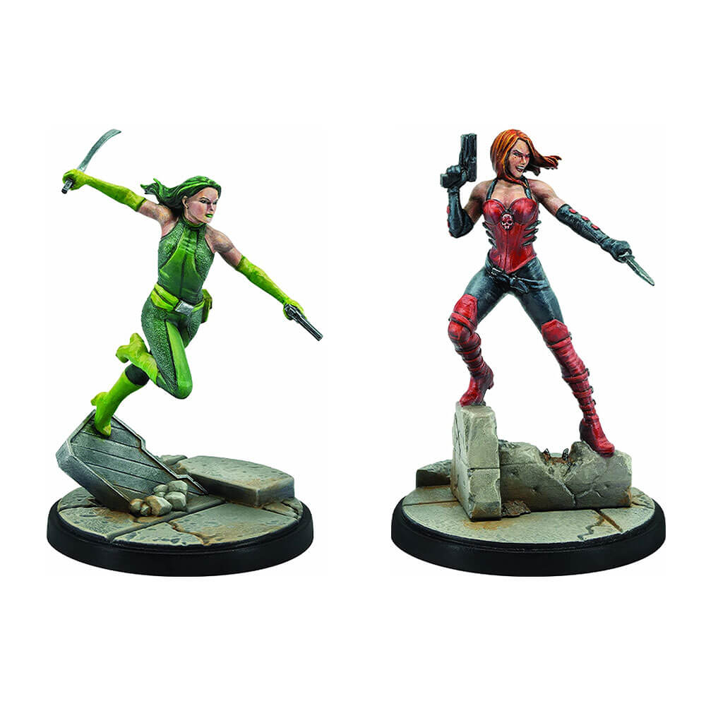 Marvel Crisis Miniatures Game (Sin and Viper)