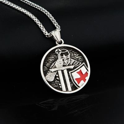 Titanium Steel Necklace Pendant Necklace Men Punk Style Necklace Fashion Chain Necklace Suitable for Various Occasion