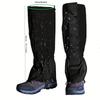Leg Boot Gaiters Hiking Leg Gaiters Snake Gaiters- Snake Bite Protection for Lower Legs Adjustable Snow Boot Gaiters for Hiking and Snowshoeing