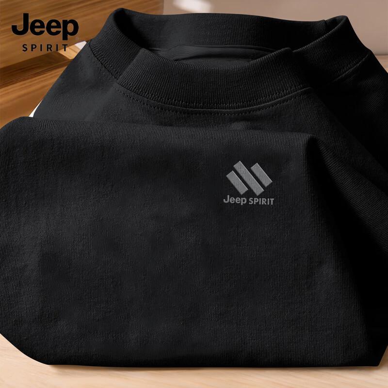 JEEP SPIRIT Men s 2026 Long Sleeve Pure Cotton T-Shirt M