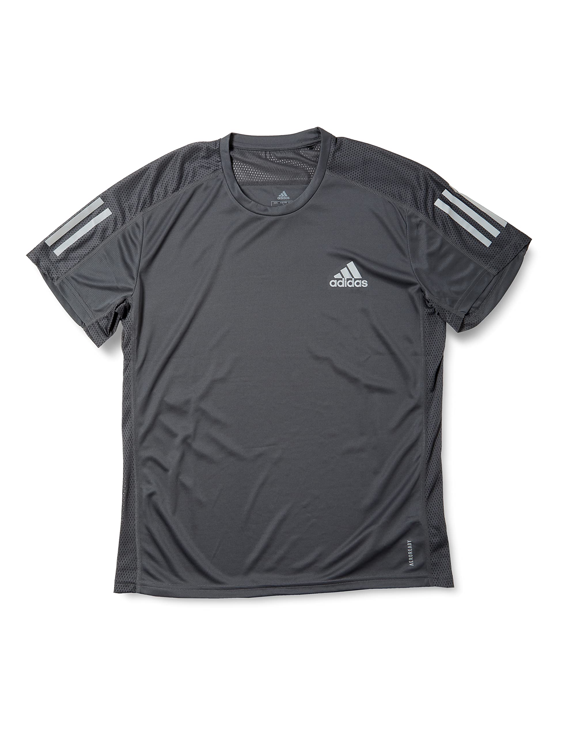 

Adidas Own the Run Short Sleeve Running Gray Six Size 4L T-Shirt, IPF29, Men s (H34487),