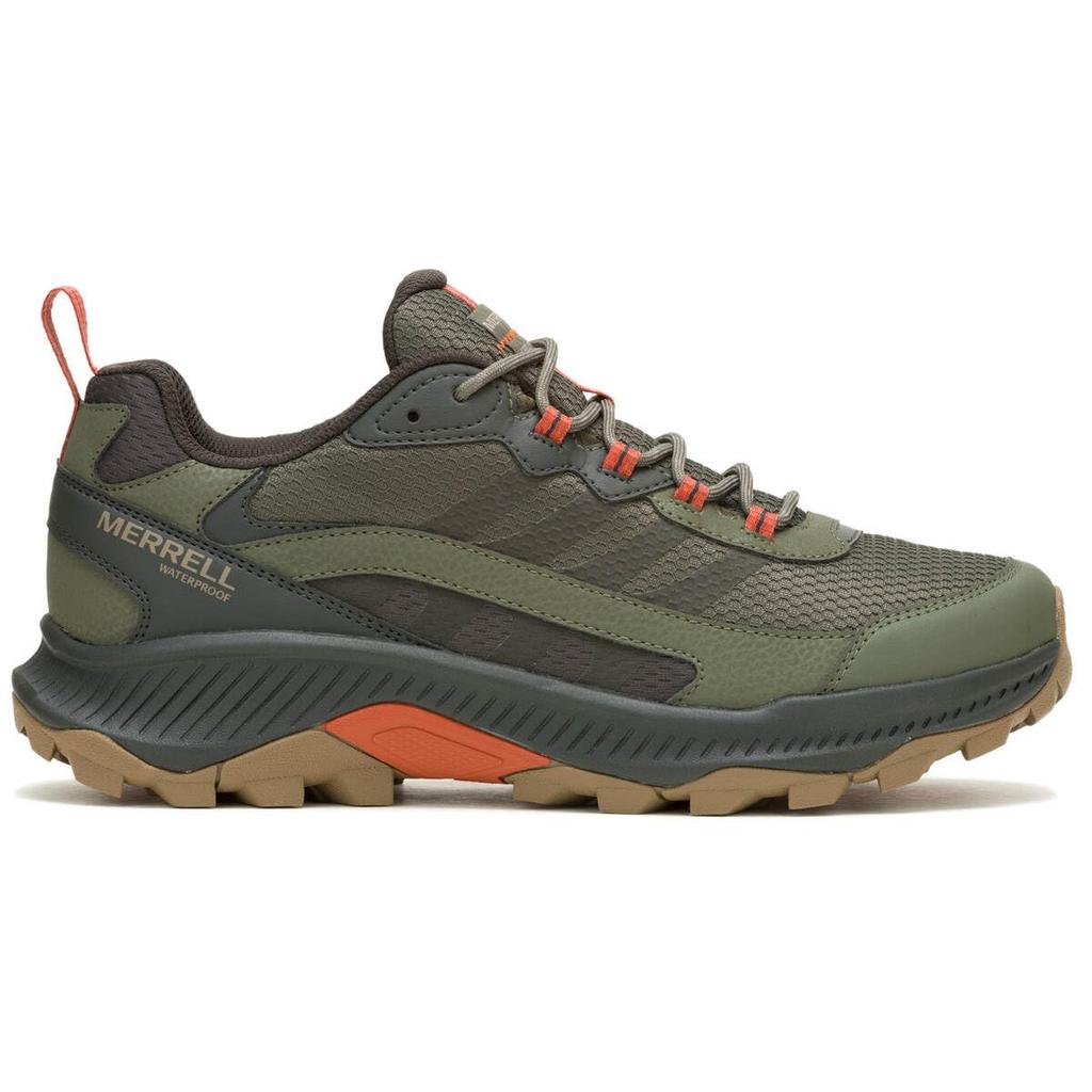 Merrell Speed Strike 2 Waterproof Hiking Size 2E Men's Shoes, Olive, 28.0 Cm,