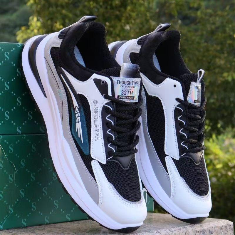 

Обувь Мужская весенне-летняя дышащая сетчатая легкая обувь для бега Мужская новая универсальная студенческая зеленая спортивная обувь на мягкой подошве 44