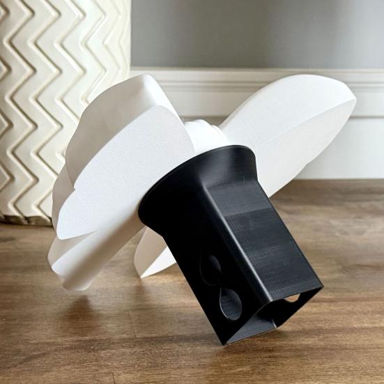Easy To Clean Easy Snap-On Trailer Hitch Cover PLA Black 1 Pc