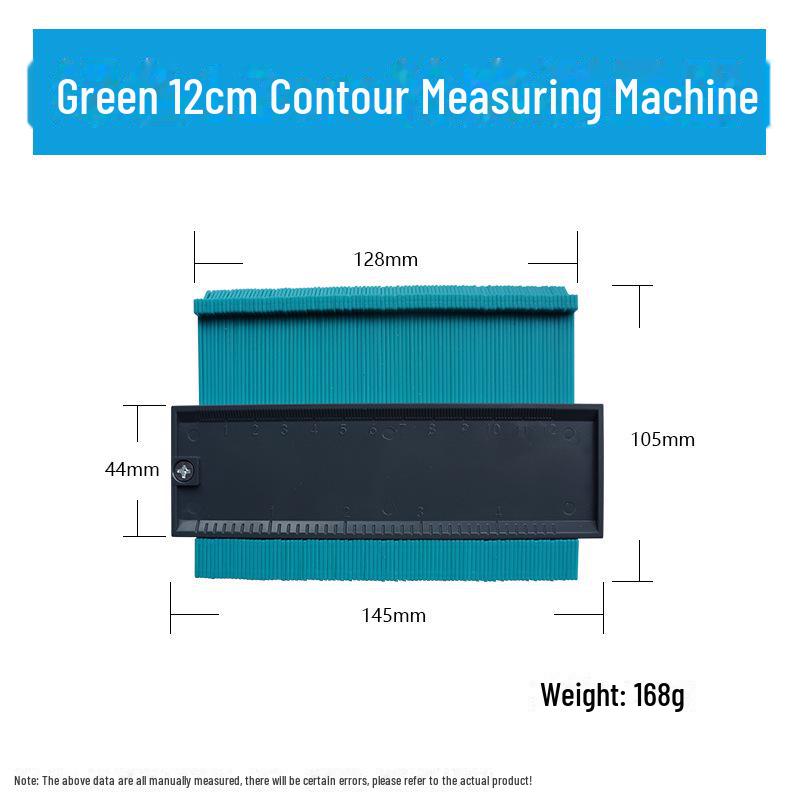 Multifunctional Contour Measuring and Profiling Gauge for Woodworking and Irregular Shapes