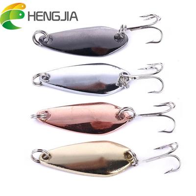 20pcs HENGJIA Mini Metal Spinner Spoon Bait 3.5cm 3.7g Sinking Fishing Lure Tackle Hook