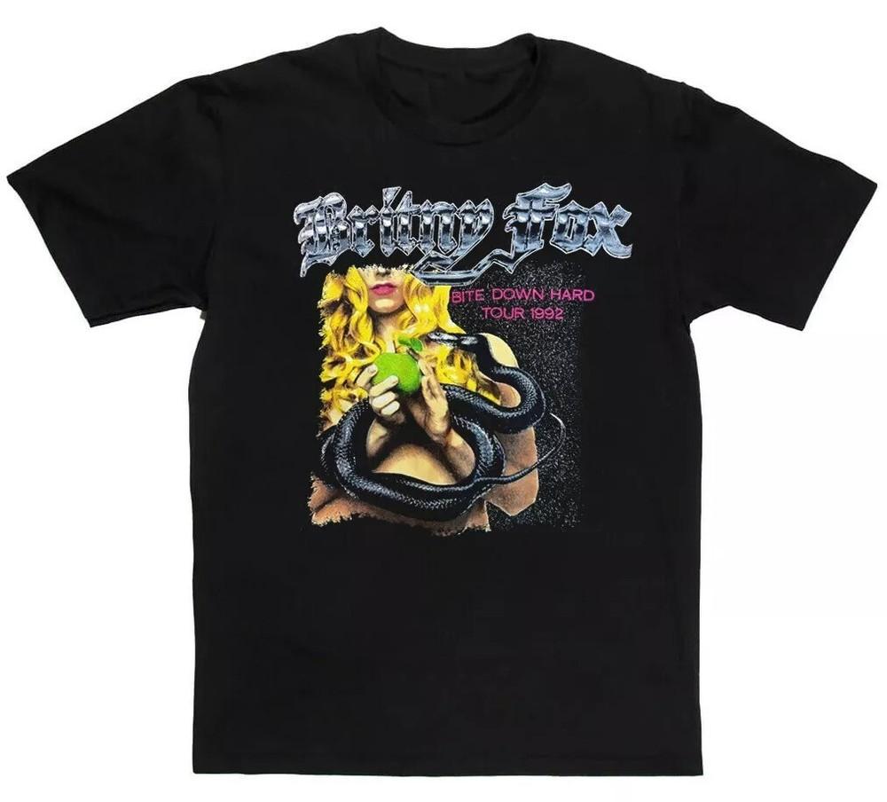 Nowa koszulka Britny Fox 1989 Prezent Dla Fanów Unisex S-5XL Czarny Kolor SU732 Koszulka Unisex