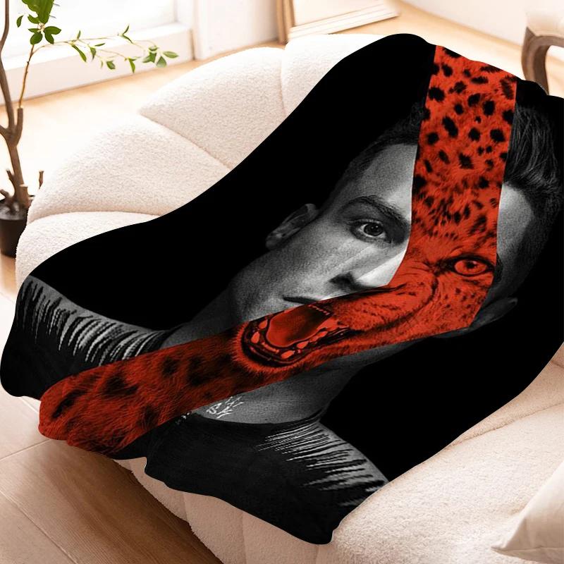 Sofa Blankets for Winter Cristiano Ronaldo Warm Knee Bed Fleece Custom Camping Fluffy Soft Blankets Microfiber Bedding King Size