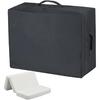 Tri-Fold Mattress Carry Case Bag Waterproof Foldable Memory Foam Narrow Twin Mattress Cases Dustproof Mattress Cover Sturdy Carrying Storage Bags for