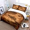 Vintage Map Decor Set Multiple Sizes Kid'S And Adults' Bedroom Exquisite 3Pc Bedding Set, Gift