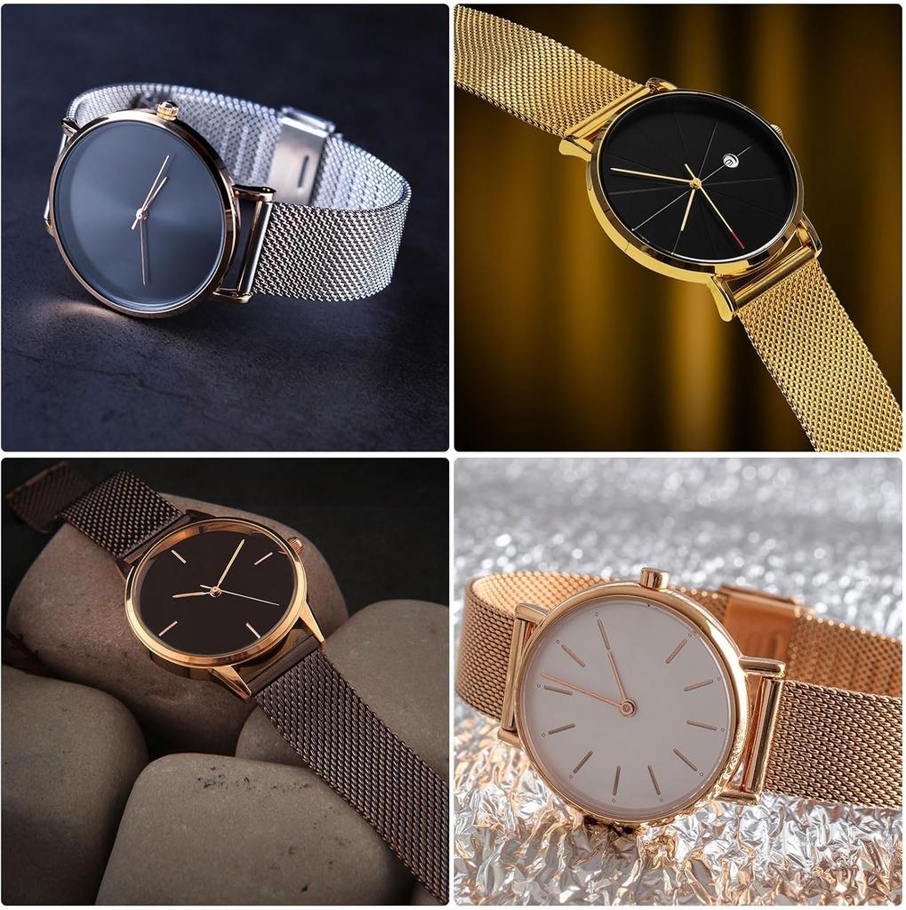 Adjustable Quick Release Metal Stainless Steel Reticulated Replacement Strap Unisex Stainless Steel Mesh Strap Braided Strap Silver 16mm