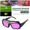 [New] Automatic Dimming Electric Welding Glasses Welder Burning Goggles Eye Mask To Protect Eye Glasses Against Strong Light